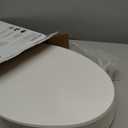 KOHLER 25875-0 Hyten 3" Height, Elevated Soft Close Elongated Toilet Seat, Contoured Seat with Grip-Tight Bumpers, Quick-Attach Hardware, No Slam Toilet Seat, White