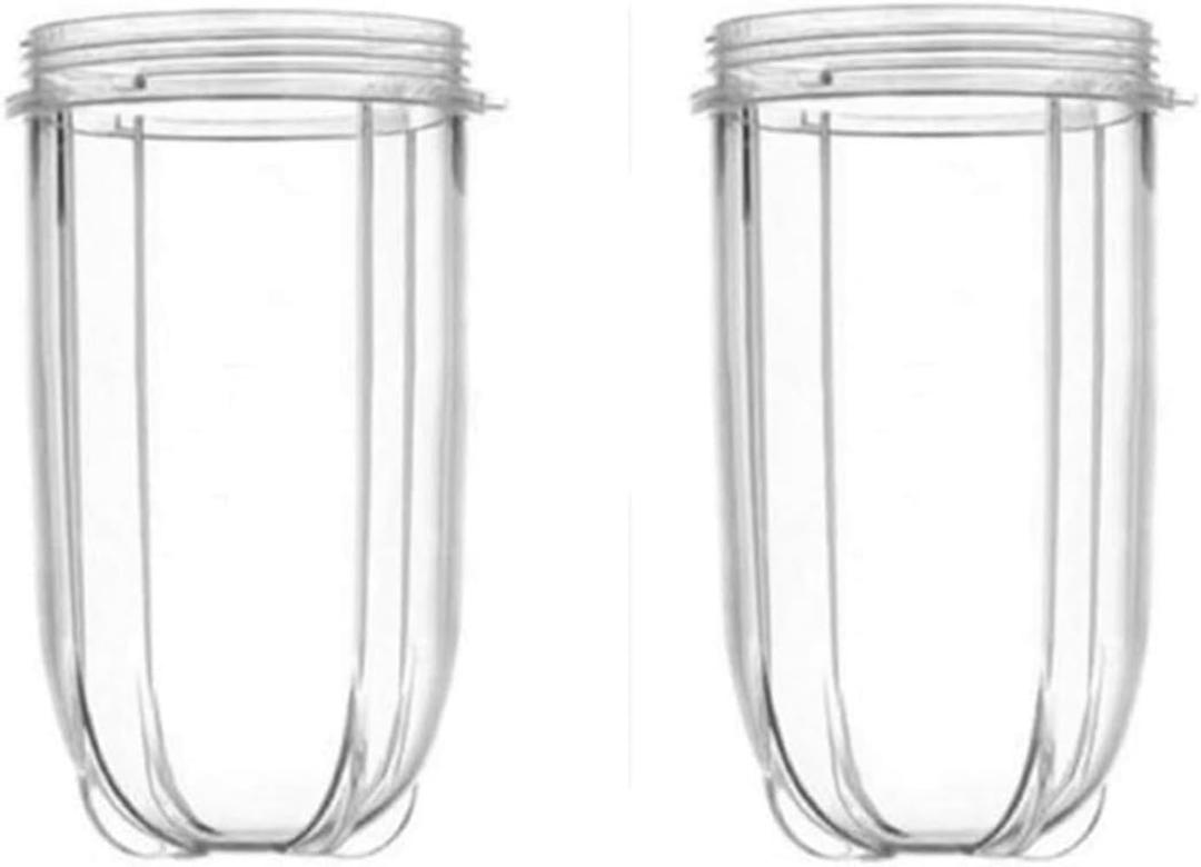 Set of 2 Replacement Tall Cup for 250W Magic Bullet MB1001Series Blender Mixer Juicer G_APOK