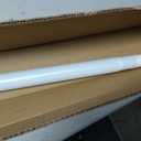 Tension Curtain Rod 41-67 Inch Heavy Duty Curtain Rods No Drilling Adjustable Window Treatment Rod for Window Patio, Easy Installation, Rust Resistant, 1.26" Diameter, White