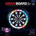 GRAN BOARD 3s LED Bluetooth Dartboard(Blue) with Special Bracket