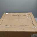 White Square Tulip Table for 2 Person, 24 Inch Small Dining Table with Metal Pedestal Base for Kitchen, Mid Century Modern Table with Round Corners for Living Room, Cafe, Office, Pub, Bar, Bistro