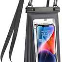 TDLIRH Large Waterproof Phone Pouch Universal Phone Waterproof Case for Phone IPX8 Water Proof Dry Bag with Wide Lanyard Large Capacity Waterproof Bag for Swimming Rafting