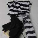 Adult Women's Robber Costume Thief Accessories Bank Robber Costume for Halloween (Large)