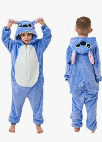 Kids Onesie Animal One Piece Pajamas Halloween Christmas Cosplay Costume 120