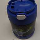 THERMOS FUNTAINER 10 Ounce Stainless Steel Vacuum Insulated Kids Food Jar with Spoon, Space Frog