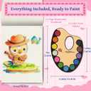 2 x Elfew Paint with Water Coloring Books for Kids 3-8, No Bleed Watercolor Painting Book for Toddlers, 12 Colors Paint Set, 15 Animal Designs, 200GSM Thick Paper, Travel Art Kit for Kids 4-6