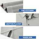 Mens Golf Shirt Short Sleeve Moisture Wicking Dry Fit Performance Solid Casual Pique Collared Golf Polo Shirts for Men (XX-Large, Light Grey)