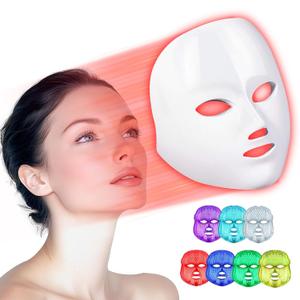 EVFOFO Red Light Mask for Face, 7 Custom Modes with Infrared, 850nm Infrared & Red Light Masks, Portable with Timer for Home Use