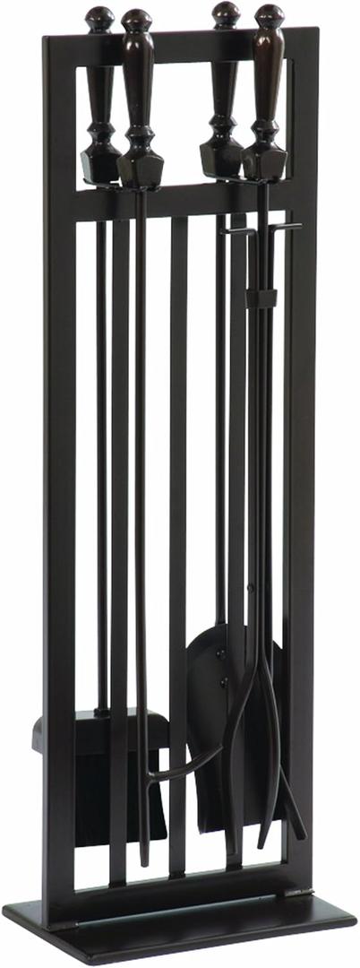 Pleasant Hearth Mission Style 5 Pc. Fireplace Toolset, Metallic