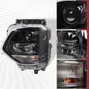 Halogen Projector Non-LED Headlight Assembly Compatible with 2019 2020 Hyundai Santa Fe SE/SEL Models Left Driver Side 92101-S2000 HY2502232