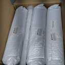 JOYZAN Narrow Bathroom Storage Cabinet with Movable Wheels, Slim Storage Cabinet with 3 Doors & Removable Panel, Skinny Bathroom Organizers and Storage for Small Space, Corner, Kitchen, Laundry