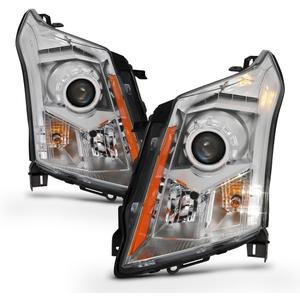 ACANII - For [Halogen Model Only] 2010-2016 Cadillac SRX Projector Headlights Headlamps Pair Driver & Passenger Side