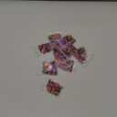 Landical 1215 Pcs Halloween Glass Beads Black Purple Orange Bicone Crystal Beads Faceted Design for DIY Jewelry Necklace Wristband Earring, Mixed Shapes and Size