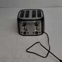 BLACK+DECKER 4-Slice Toaster, Extra Wide Slots, 7 Shade Settings, 1400 Watts, Frozen and Bagel Buttons, Toast Shade Selector, Extra Lift