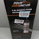 FOUR UNCLES Oil Extractor - Vacumm Fluid Extractor with Pump Tank Remover & Tubes for Oil Change and a Hose for Brake Bleeding