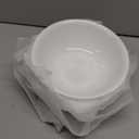 Corelle Vitrelle 6-Piece Soup/Cereal Bowl Set Triple Layer Glass and Chip Resistant, 18-Oz Lightweight Round Bowls, Winter Frost White
