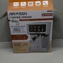 AIRMSEN 20 Bar Espresso Machine with Automatic Milk Frother, Cappuccino & Latte Coffee Maker with Quick Brew Dual Boiler (1350W + 1000W), Stainless Steel, 60oz Water Tank, Touchscreen
