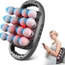 16-Head Massage Gun Set, Deep Tissue Massager with 9 Modes & Levels, Muscle Massager Pain Relief, Percussion Massage Gun for Back/Shoulders/Legs/Waists (Black, 16-Head)