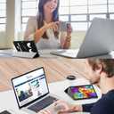 Tri-Fold Case Compatible with Samsung Galaxy Note 10.1 inch SM-P600 P601 P605 Tablet and Samsung Galaxy Tab Pro 10.1 SM-T520/T525(2014 Edition) - Premium PU Leather Tri-Fold Cover with Auto Sleep/Wake (One Size, Big Eyes)