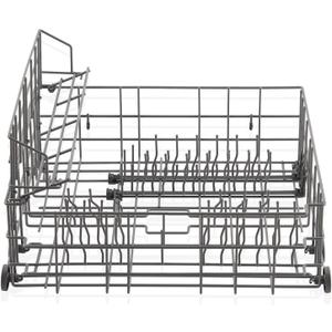 Upgraded W10139223 Dishwasher Lower Rack Replacement Parts for Maytag Jennair Dishwasher Rack MDBD820AWW MDC5100AWB Lower Dishrack Maytag Dishwasher Bottom Rack Drawer Assembly Basket Wheels