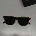 CARFIA Retro Acetate Polarized Sunglasses for Men UV400 Protection Hand-Crafted Frame Sun Glasses CA5285L (2-1. Striped Frame Green Lenses)