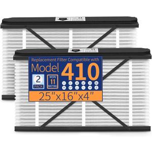 410 Replacement Filter Compatible with AprilAire Air Purifier Models 1410 1610 2410 2416 3410 4400, Merv 11 Whole House Furnace Filters 16254, 2-Pack