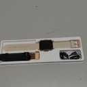 Smart Watches for Women Men (Answer/Make Calls, 3 Bands), 1.85" Fitness Tracker Watch for iPhone/Android Phones with Heart Rate Monitor Sleep/Steps Tracker 100+ Sports Pedometer Waterproof Gold (Starlight)