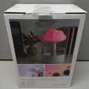 Cloud Rain Humidifier for bedroom with Soothing Rain Sounds - Bedroom Sleep Aid, Waterfall Night Light, Mushroom Design Air Moisturizer for bedroom and living room (White) (Regular)