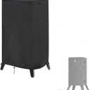 Smoker Cover Fit for Kingchii Vertical Charcoal Smoker BBQ Grill, Waterproof Portable Smoker Cover Vertical Smoker Covers-15 D x 16" W x 39" H