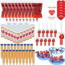 123 Pcs Nurse Graduation Party Supplies Set, Iv Blood Bag for Drink Dram Pill Bottles Test Tube Syringe Kidney Basin for Nurse Week Bsn Rn Lpn School College Nursing Graduation Party Favors Decoration