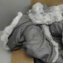 Amazon.com: Bedbay Plush Rabbit Faux Fur Comforter Set Queen Size Tie Dyed Grey Fluffy Comforter Bed Set Luxury 3 Pieces Warm Shaggy Winter Comforter Queen Size Soft Bubble Bedding Comforter Set for Teen Adults : Home & Kitchen