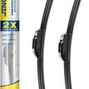 26''+17'' Front Windshield Wiper Blades Compatible with 2009-2014 Toyota Matrix OEM QUALITY Premium All-Season Automotive Replacement Wipers for My Car -Driver and Passenger Side (Pack of 2)