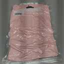 Agnes Urban Womens Tops Dressy Casual Short Sleeve Shirts Summer Loose T Shirts Trendy Tops Pleated Tunic Blouses (Pink, L)