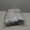 MOERDENG Women's Snow Ski Jacket Warm Winter Coat Waterproof Snowboarding Jacket with Zippered Pockets (Light Grey)