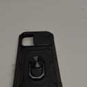for Apple iPhone 15 Pro Case Military Grade Drop Shock Protection Cell Phone Cover with Slide Camera Cover Built-in 360 Rotate Ring Stand for iPhone 15 Pro 6.1 - Black