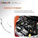 Labwork Flexible Stainless Oil Dipstick Replacement for LSX LS1 LS2 LS6 4.8L 5.7L 6.0L 6.2L Engines