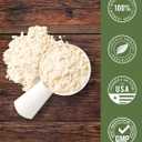 Carlyle Grass Fed Whey Protein Powder | 2lb | 33g of Protein Per Serving | Unflavored | Sugar and Hormone Free | Non-GMO and Gluten Free Supplement | by Herbage Farmstead