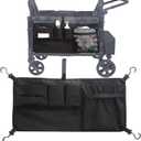 Stroller Wagon Cargo Net for WONDERFOLD Wagon Accessories (Compatible with All W-Series Models), Foldable Mesh Cargo Nets Organizer Bag with Sorting Pockets for Large Storage Space