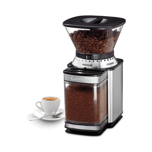 Cuisinart Coffee Grinder, Electric One-Touch Automatic Burr Coffee Grinder with 18-Position Grind Selector, Cup Size Selector for 4 – 18 Cups, DBM-8P1, Black Stainless