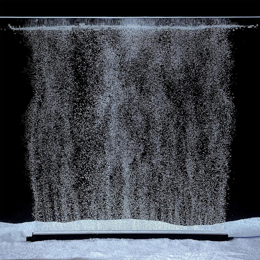 Carefree Fish Aquarium 6/12Inch Nano Materials Air Stone Strip Fish Tank Bubble Stone for Saltwater and Fresh Water (Not Harm The Health of The Fish)(No Include Air Pump) (4Black)