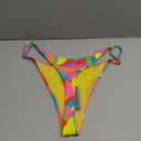RELLECIGA Women's Adjustable High Cut Thong Bikini Bottom Size L