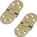 T Tulead Solid Brass Folding Hinges - Decorative Butler Tray Hinge 2.83"1.18" - Sewing Machine Table Flip Top Hinges 2-Pack