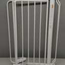 Regalo Safety 36" Extra Tall Baby Gate for Doorways & Bottom of Stairs, Pressure Mounted Walk Through Gate for Babies, Toddlers & Pets, Tested & Safe for 30 Years, American Designed, American Owned (Black)