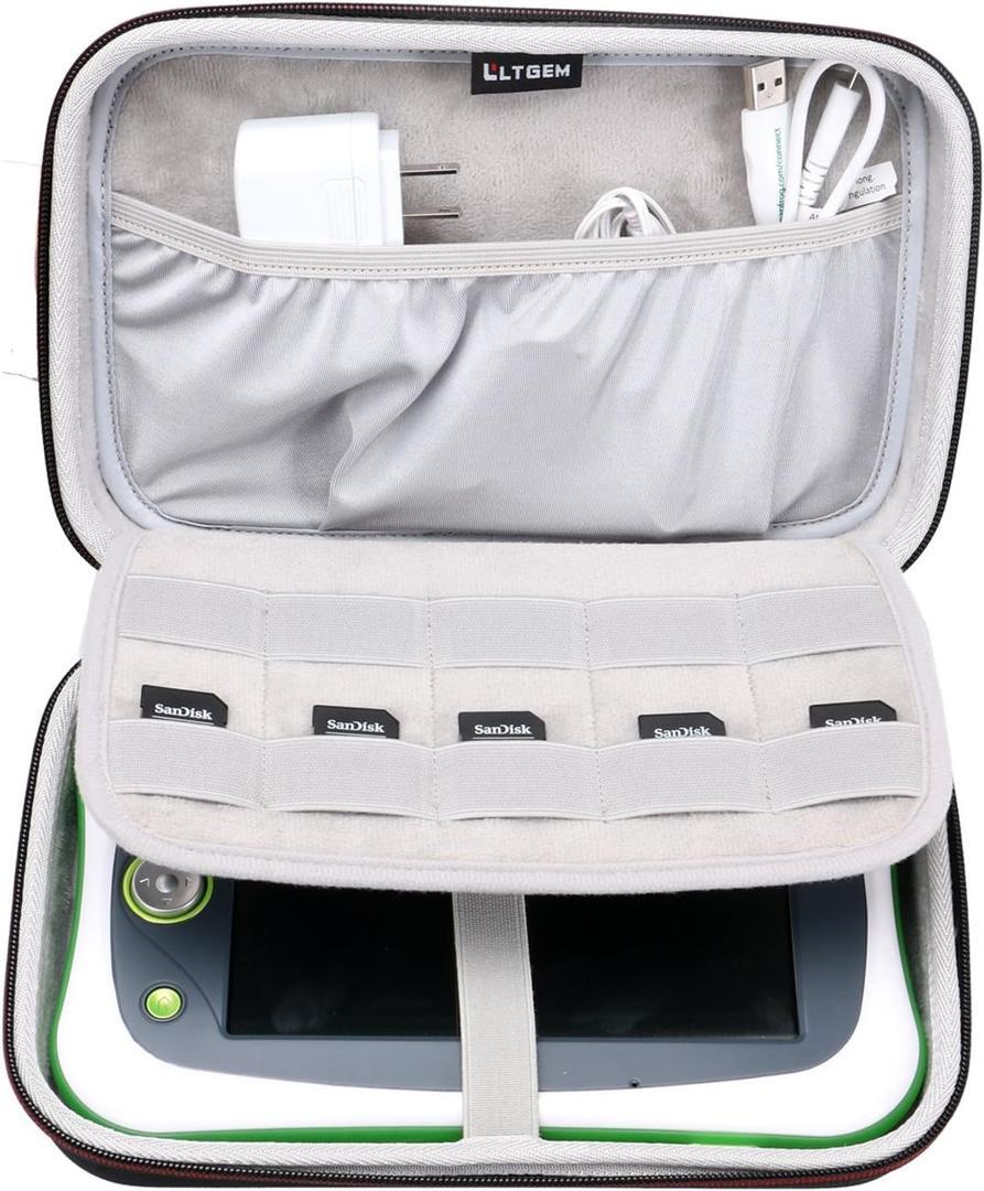 LTGEM Hard Case for Leapfrog LeapPad Ultimate Ready for Tablet - Travel Protective Carrying Storage Bag(Black+Grey)