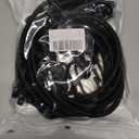 8-Pack Bungee Cords with Hooks & Carabiners - 24 Inch Bungee Rope (4 Hooks + 4 Carabiner Clips) - Heavy Duty Elastic Stretch Cords for Kayaking, Camping, Truck, Tarp, Gear Tie Down - Black