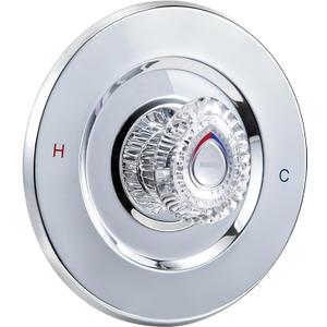 T470 Shower Trim Kit, Compatible with Moen Chateau Shower Trim Kit, for 1225 Trim Kit, Single-Handle Tub/Shower Trim, Includes Escutcheon, Tubes, Screws and Shower Handle (Chrome)