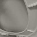 Mayfair Caswell Modern Slow Close Toilet Seat, Durable Plastic, Elongated, White