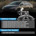 28231-2B800 Turbocharger Compatible with Hyundai Elantra 1.6L G4FJ 2017-2020, for Kia Forte 2017-2018, for Kia Soul 1.6L 2.0L 2017-2019 Replace 282312B800 RHF5 Turbo Charger