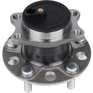 KUSATEC 512332 Rear Wheel Bearing and Hub Assembly Compatible with Chrysler 200 2011-2014/Sebring 2007-2010;Dodge Avenger 2008-2014/Caliber 2007-2012;Jeep Compass Patriot 2007-2017, 5 Lug w/ABS