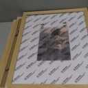 KINLINK 8x10 Picture Frame Natural, Solid Wood Frames with Acrylic Plexiglass for Pictures 4x6/5x7 with Mat or 8x10 without Mat, Tabletop and Wall Display Photo Frame, Set of 4